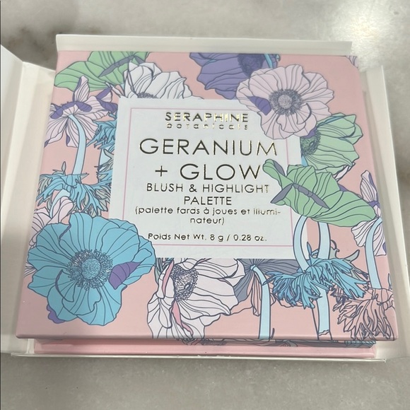 Seraphine Botanicals Other - Seraphine Botanicals Geranium + Glow Blush Palette - Pink and Blue